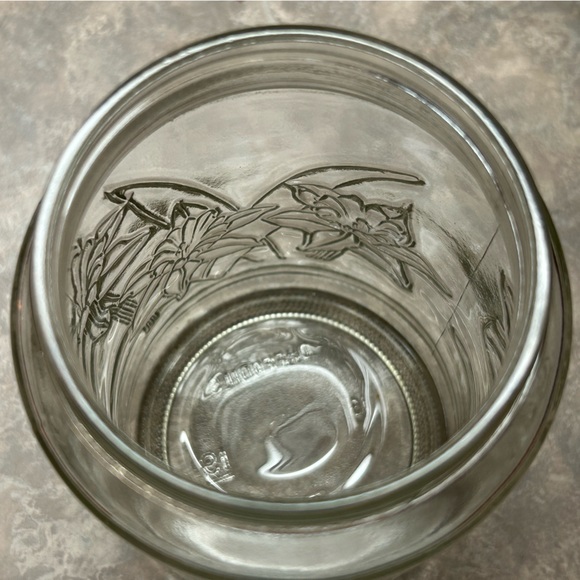 Vintage Anchor Hocking Lidded Daffodils Jar - Picture 7 of 9